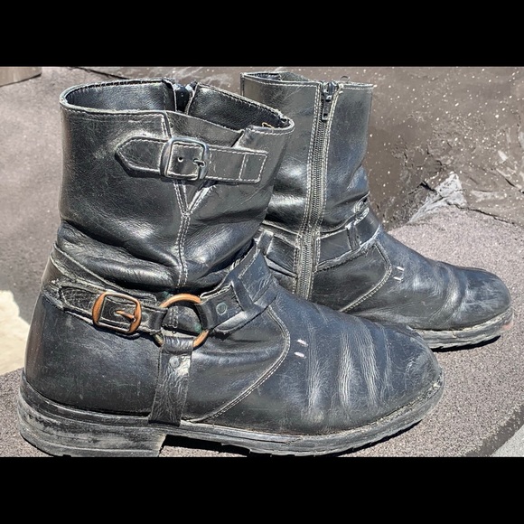 Biker Boots MadMax Metal Punks Steve Madden BLK - Picture 5 of 7